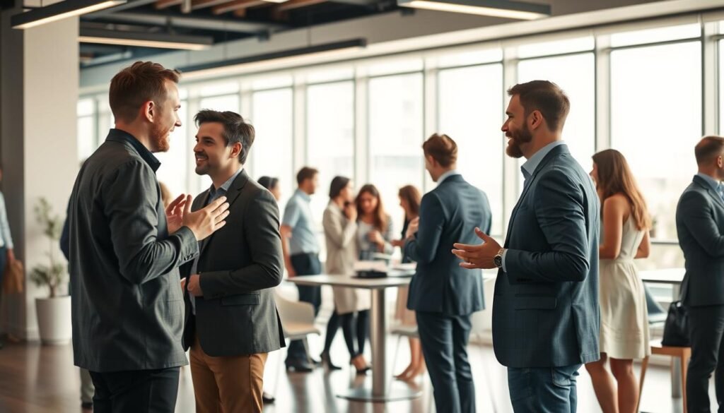 networking in professional settings