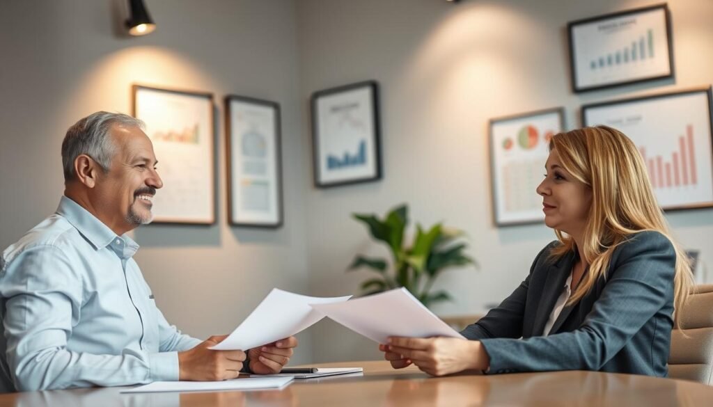 Financial advisor consultation